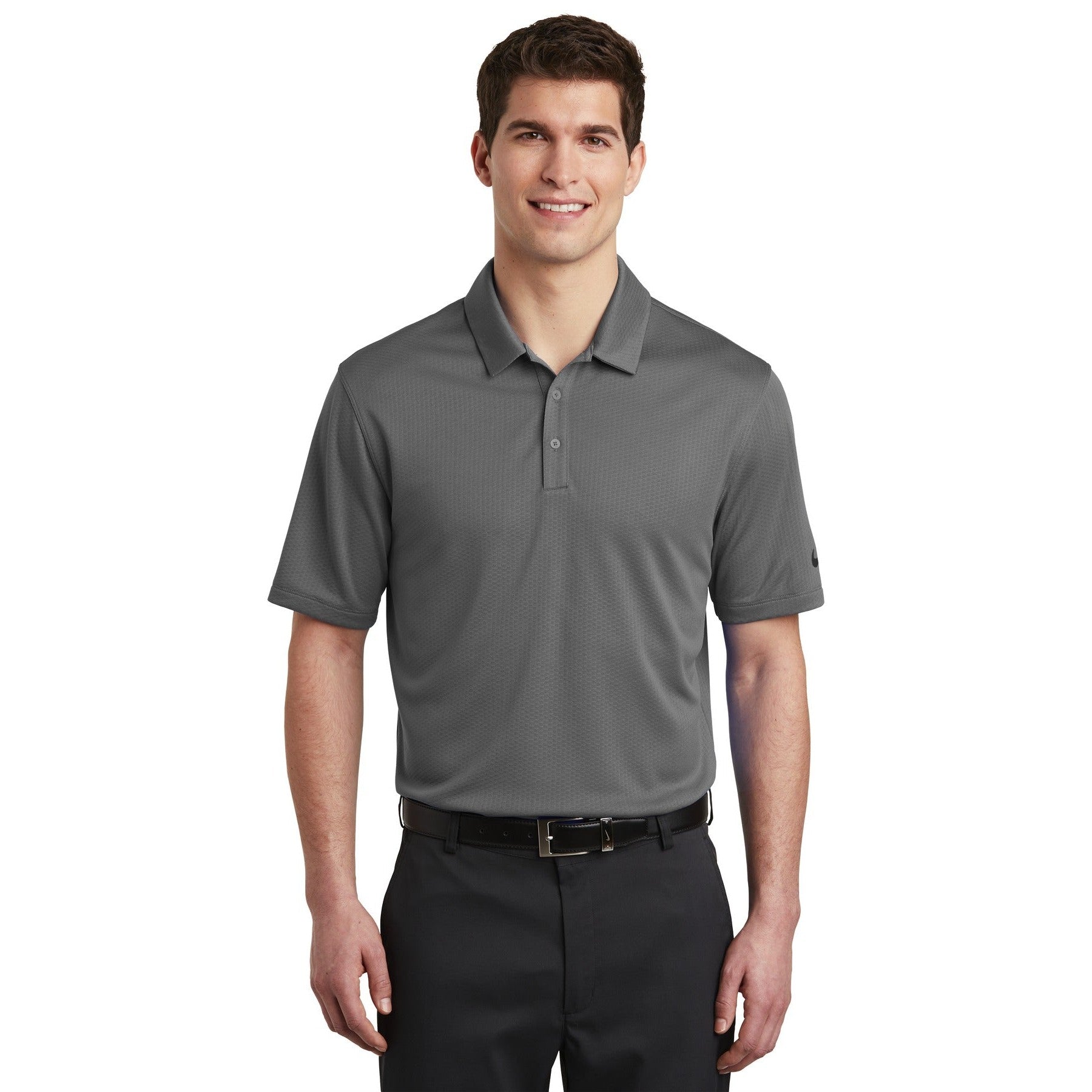 Nike-Nike Dri-FIT Hex Textured Polo. NKAH6266-MedTech-3